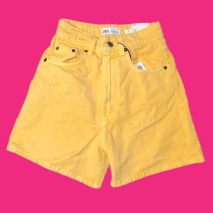Yellow Jean Shorts - Never Worn